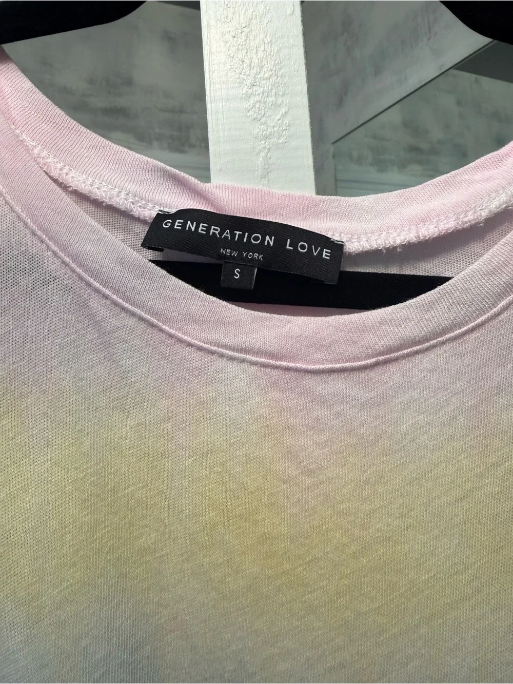 Generation Love Pastel Stripe Tie-Front Tank Top - Pink, Yellow, Blue